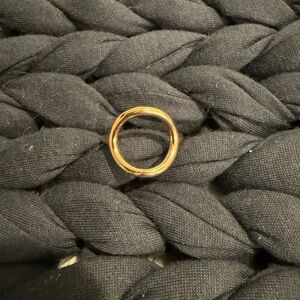 Silpada Karma Rose Gold Sterling 925 Circular Sz 6 Ring